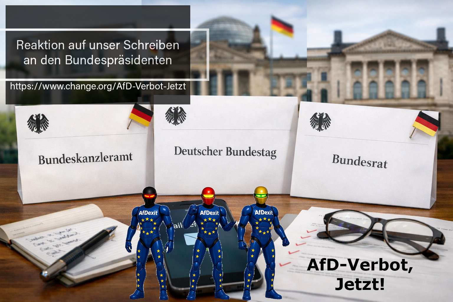 Bundespräsidenten https://www.change.org/AfD-Verbot-Jetzt
