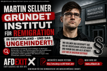 Institut für Remigration https://www.change.org/AfD-Verbot-Jetzt
